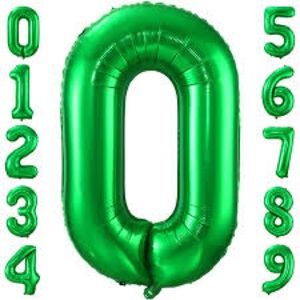 Brand New Number Balloons